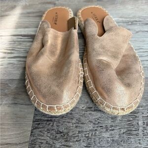 ALDI Ladies Serra Metallic Slides Mules Size 9